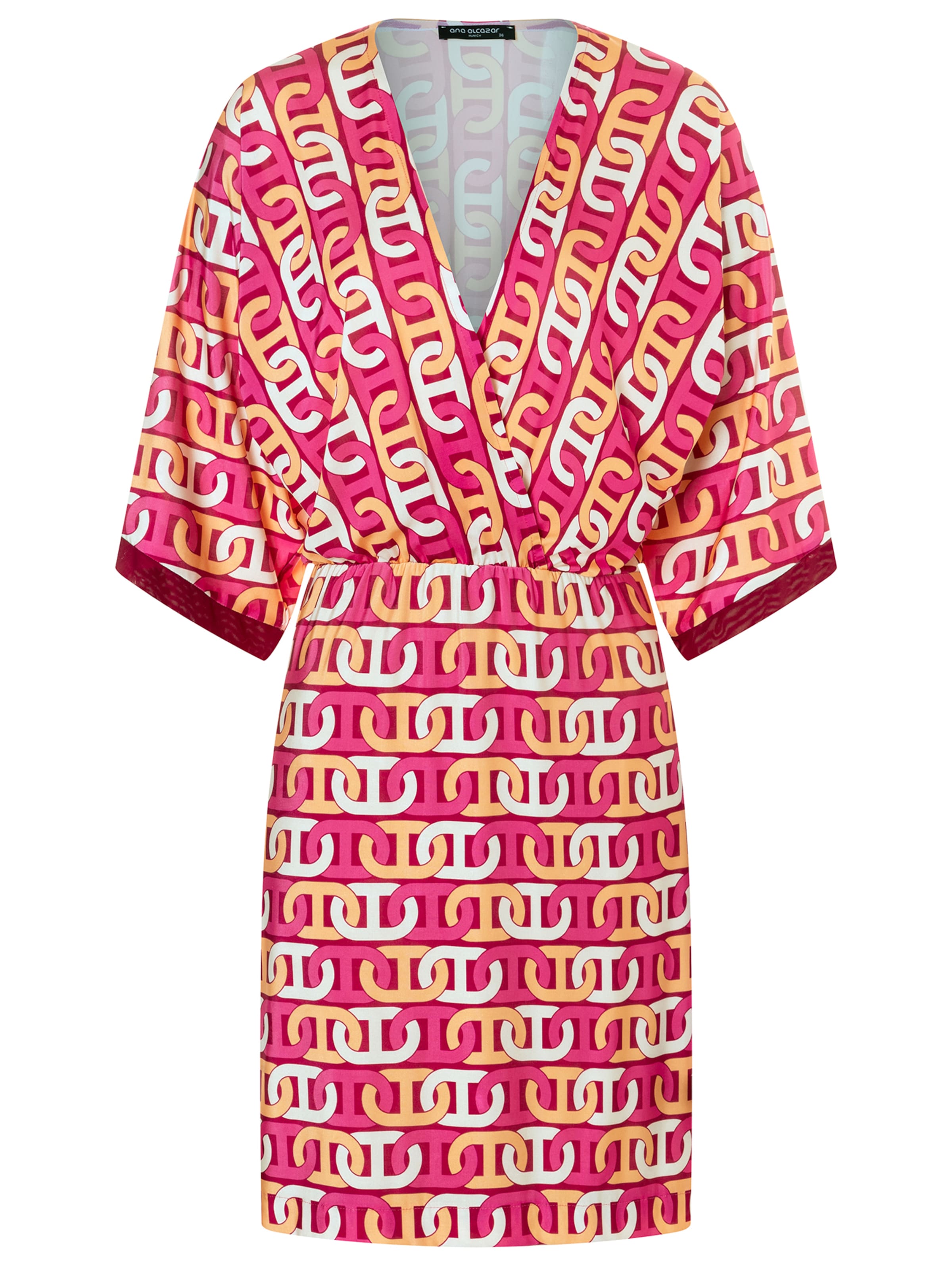 Ana Alcazar Jurk 'Wibby' in Rood: voorkant