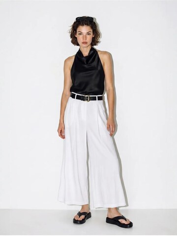 Wide leg Pantaloni di Bianco Lucci in bianco