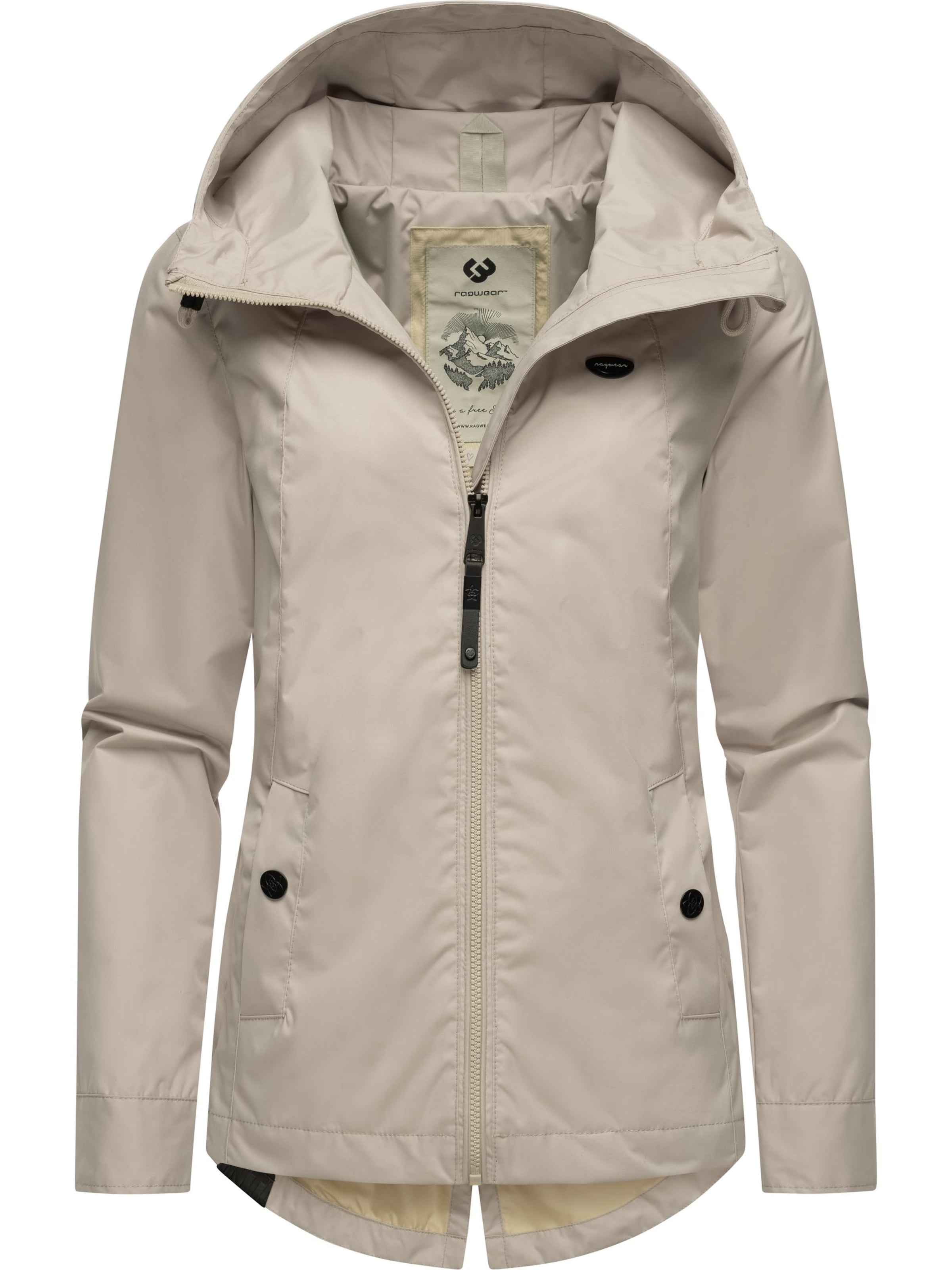Ragwear Λειτουργικό μπουφάν 'Monade' σε μπεζ: μπροστά