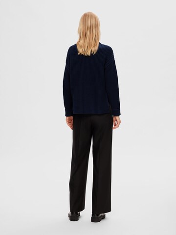 SELECTED FEMME Oversizepullover in Blau