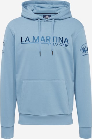 La Martina Sweatshirt in Blau: Vorderseite