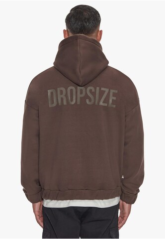 Dropsize Sweatjacke in Braun