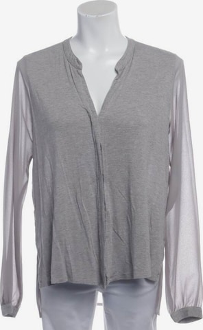 Velvet Bluse / Tunika S in Grau: predná strana