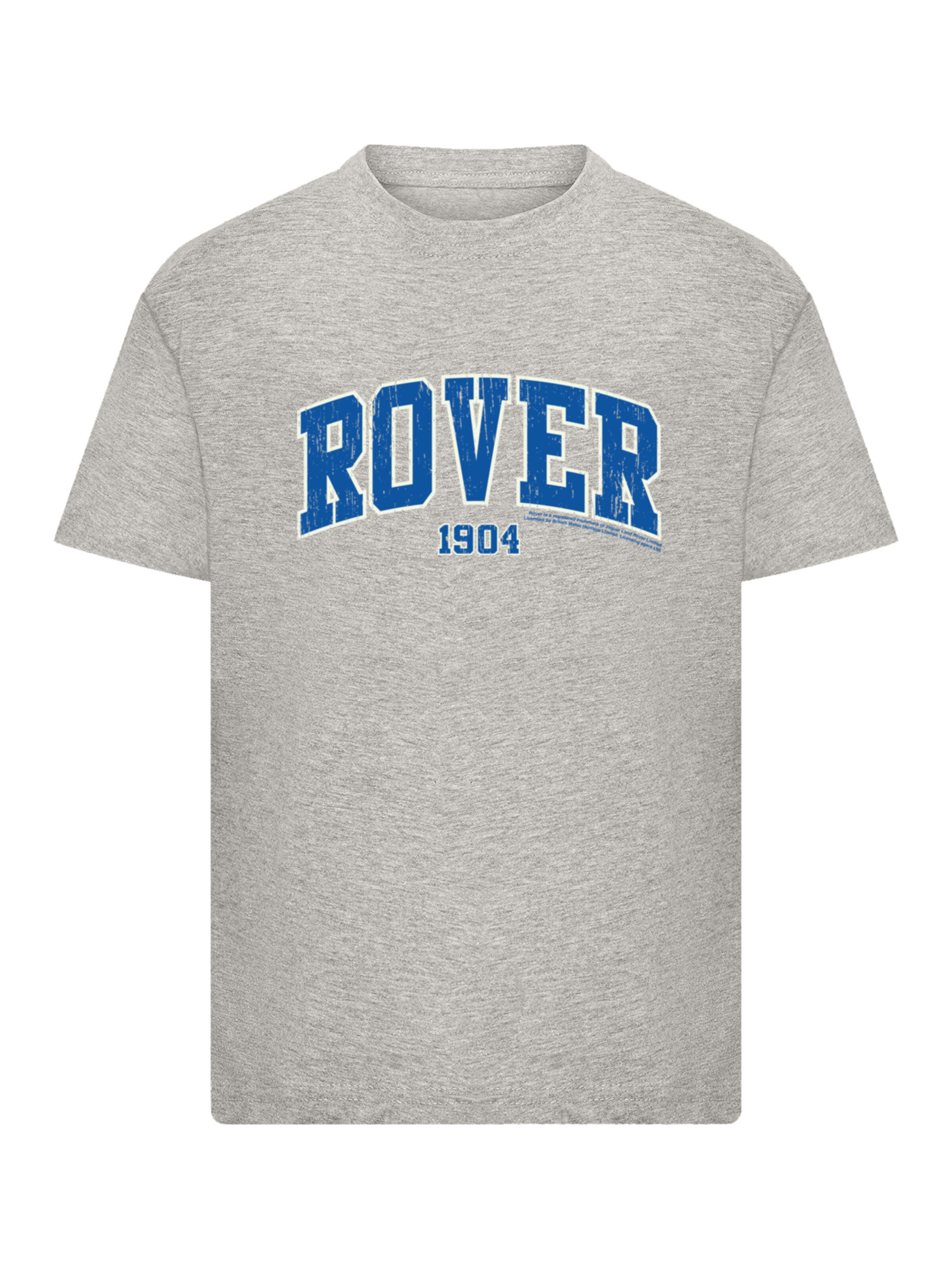 F4NT4STIC Shirt 'British Motor Heritage Rover Car 1904 College' in Grey: front