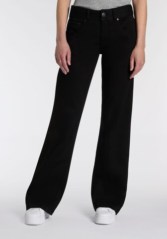 Herrlicher Flared Jeans in Black: front