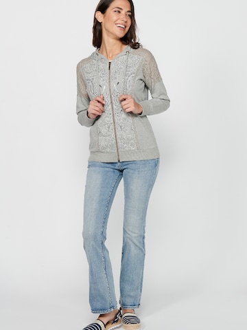 Sweat-shirt KOROSHI en gris