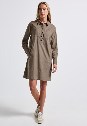 STREET ONE Dress in Brown: front