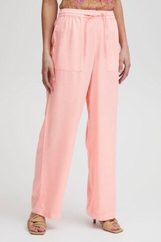 Atelier Rêve Loosefit Broek 'Irdante' in Roze: voorkant