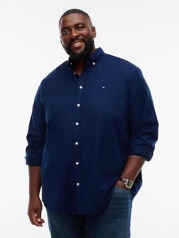 TOMMY HILFIGER Comfort fit Overhemd in Blauw: voorkant
