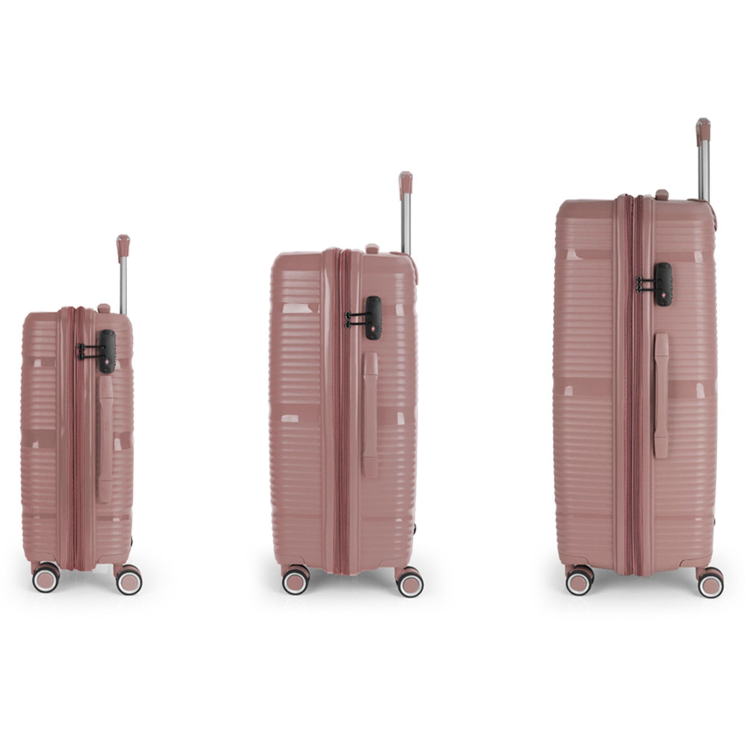 Gabol Suitcase Set 'Akane' in Pink