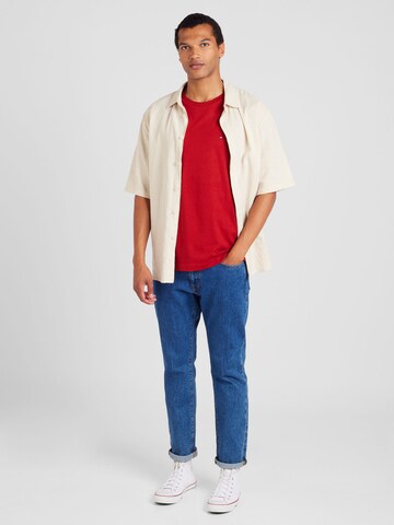 T-Shirt 'Essential' TOMMY HILFIGER en rouge