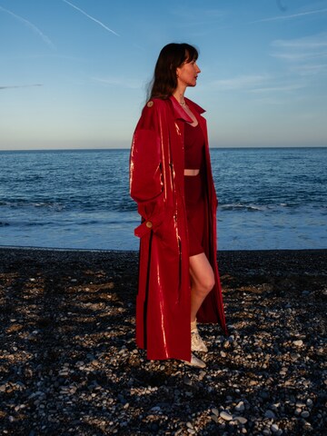 Coupe slim Leggings ''Lyocell-Wool Sculpted Shorts'' ZUBEK en rouge