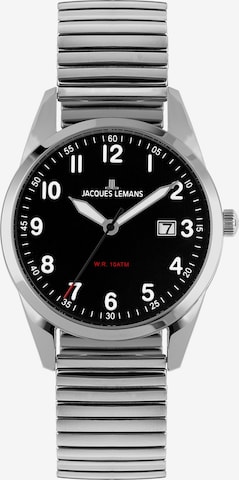 Jacques Lemans Analog Watch in Silver: front