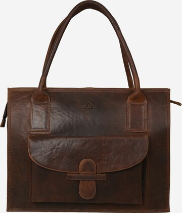 ADAX Shopper 'Valentina' in Brown: front