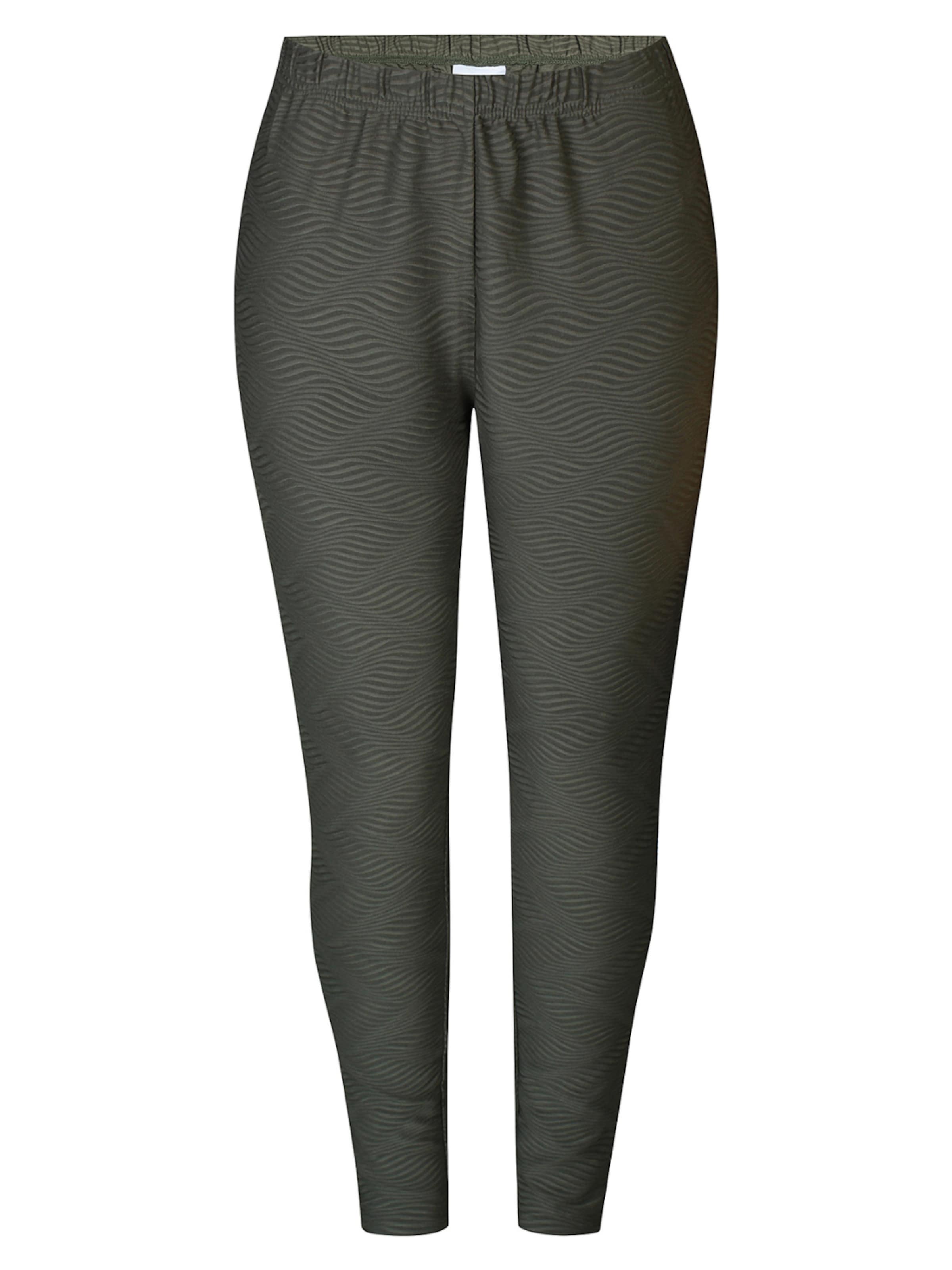 Zhenzi Slimfit Leggings 'Alexa 1181' in Groen: voorkant