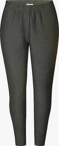 Zhenzi Slimfit Leggings 'Alexa 1181' in Groen: voorkant