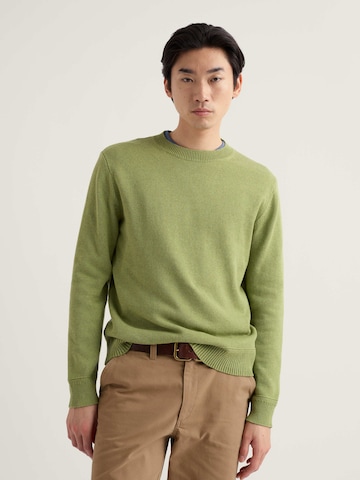 Seasalt Cornwall Trui 'Moorstone' in Groen: voorkant