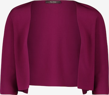 Vera Mont Strickbolero langarm in Rot: Vorderseite