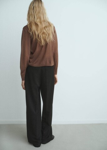 MANGO Strickjacke 'Lorea' in Braun