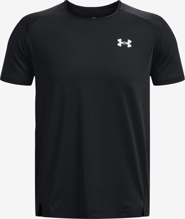 UNDER ARMOUR Performance Shirt 'Armour' in Black: front