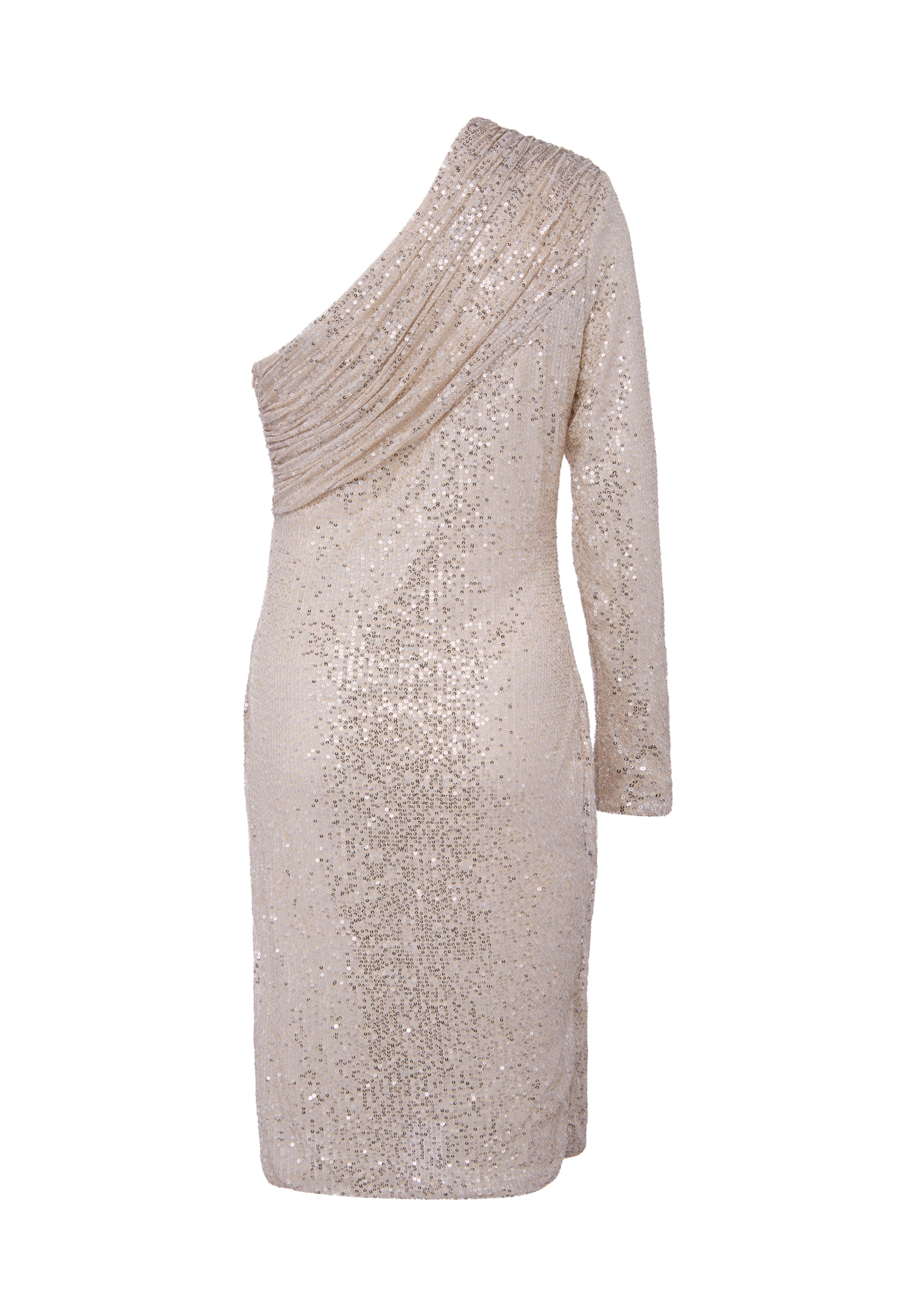 faina Cocktail Dress in Beige