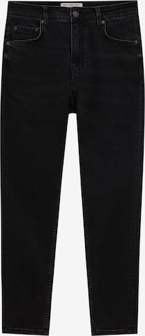 Pull&Bear Skinny Jeans in Schwarz: predná strana