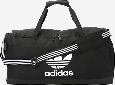 ADIDAS ORIGINALS Τσάντα σαββατοκύριακου σε μαύρο / λευκό, Άποψη προϊόντος