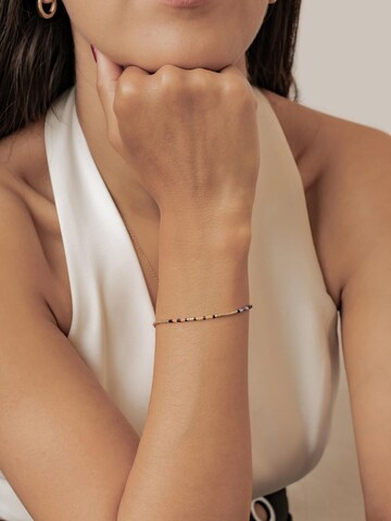 Bracelet 'Vibrant Bead' Hey Happiness en or : devant