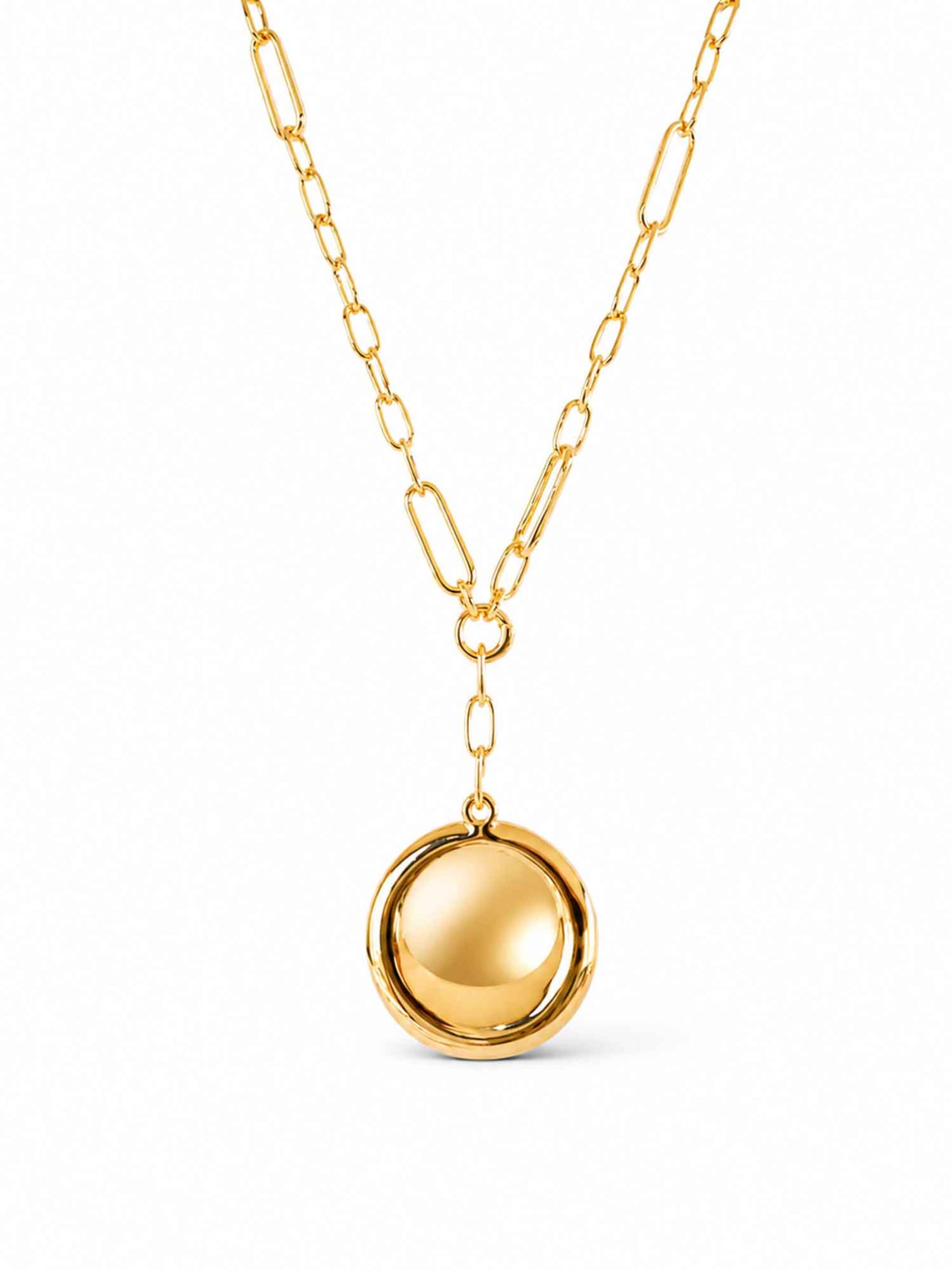 RteRme Ketting 'Inez' in Goud: voorkant