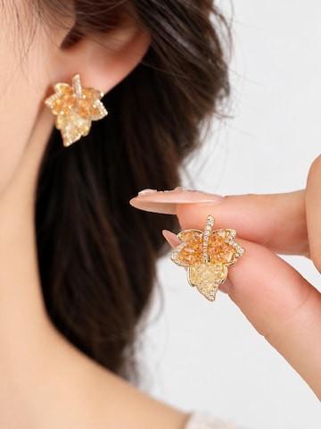 Boucles d'oreilles 'Golden Maple' LanLivia en jaune
