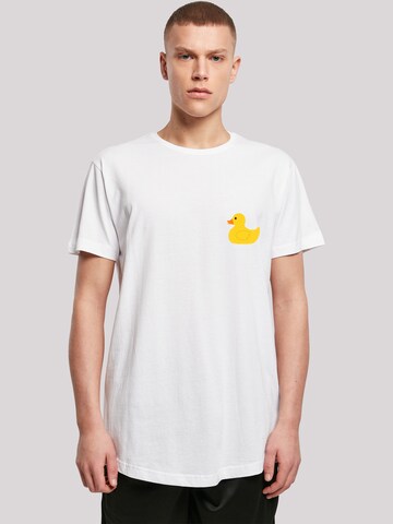 F4NT4STIC Shirt 'Yellow Rubber Duck' in White | ABOUT YOU