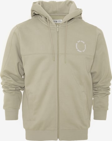 BIG STAR Sweatjacke 'Ajron' in Grün: Vorderseite