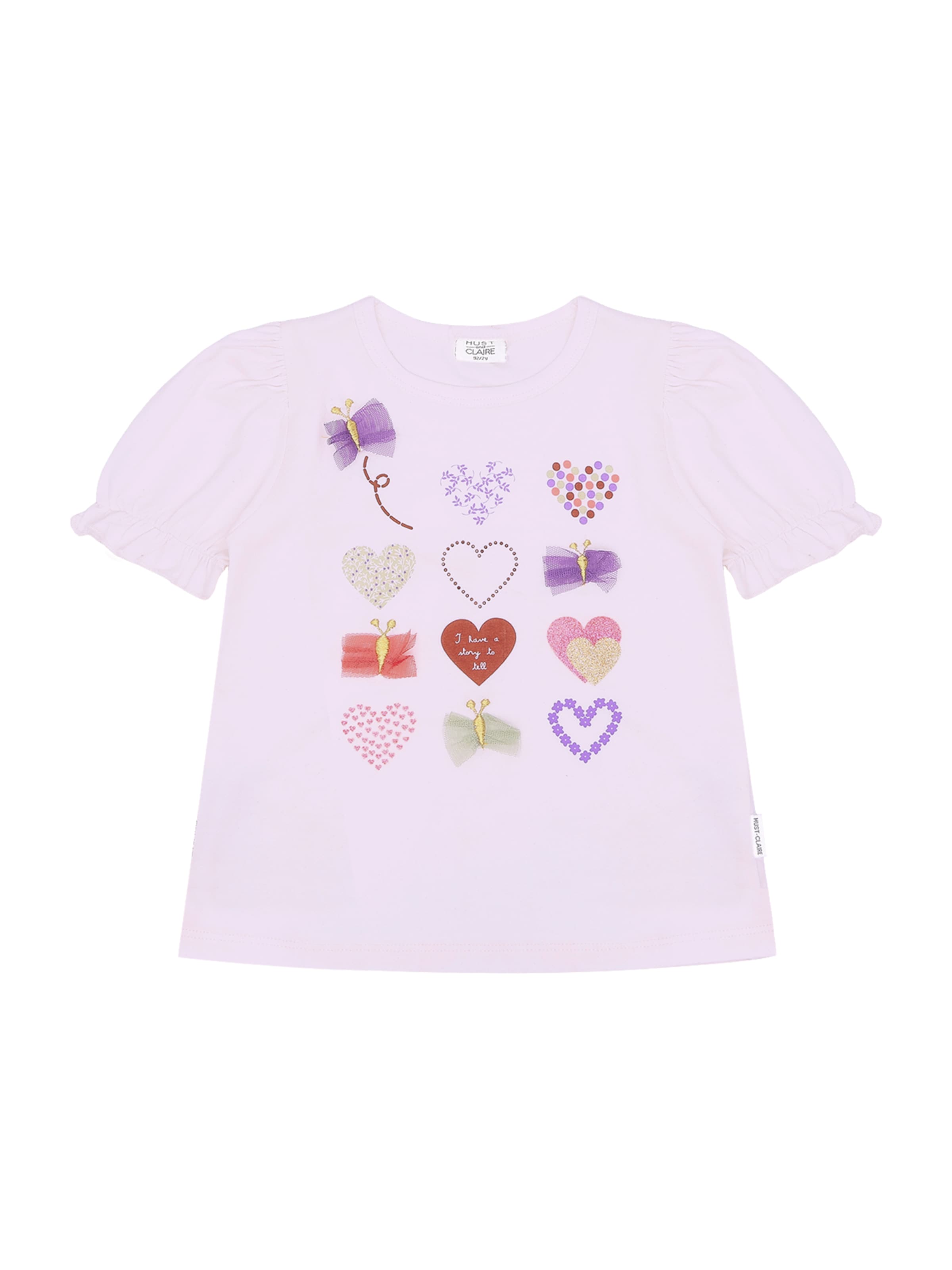 Hust & Claire T-Shirt 'Alma' in Lila: Vorderseite