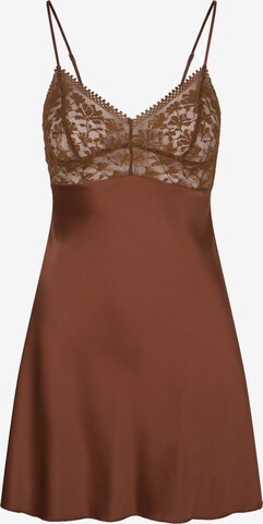 LingaDore Negligee in Brown: front