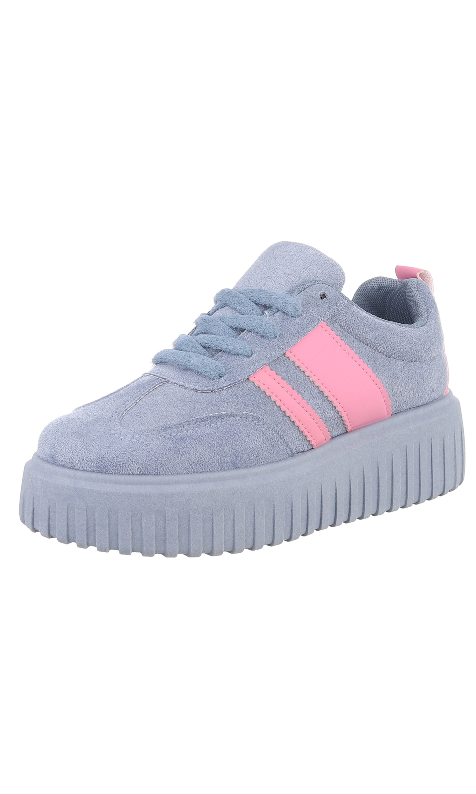 Ital-Design Sneaker in hellblau / pink, Produktansicht