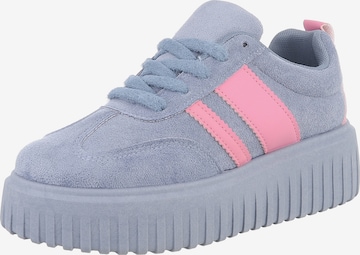 Ital-Design Sneaker in Blau: Vorderseite