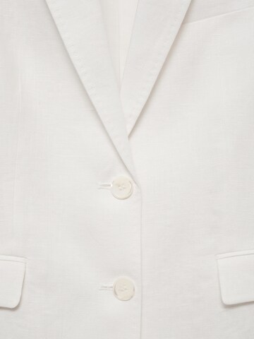 MANGO Blazer 'Niza' in White