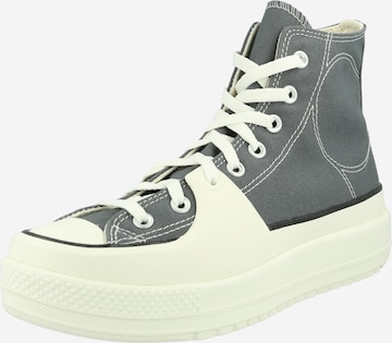 CONVERSE - Sapatilhas altas 'Chuck Taylor All Star Construct' em cinzento: frente