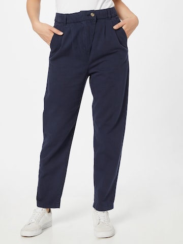 Regular Pantalon à pince ESPRIT en bleu : devant
