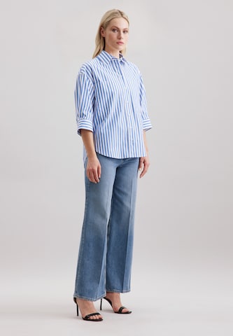 SEIDENSTICKER Blouse 'Schwarze Rose' in Blauw