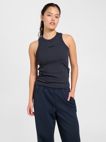 Hummel Top in Grau: Vorderseite