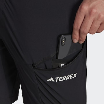 Regular Pantalon fonctionnel 'Xperior' ADIDAS TERREX en noir