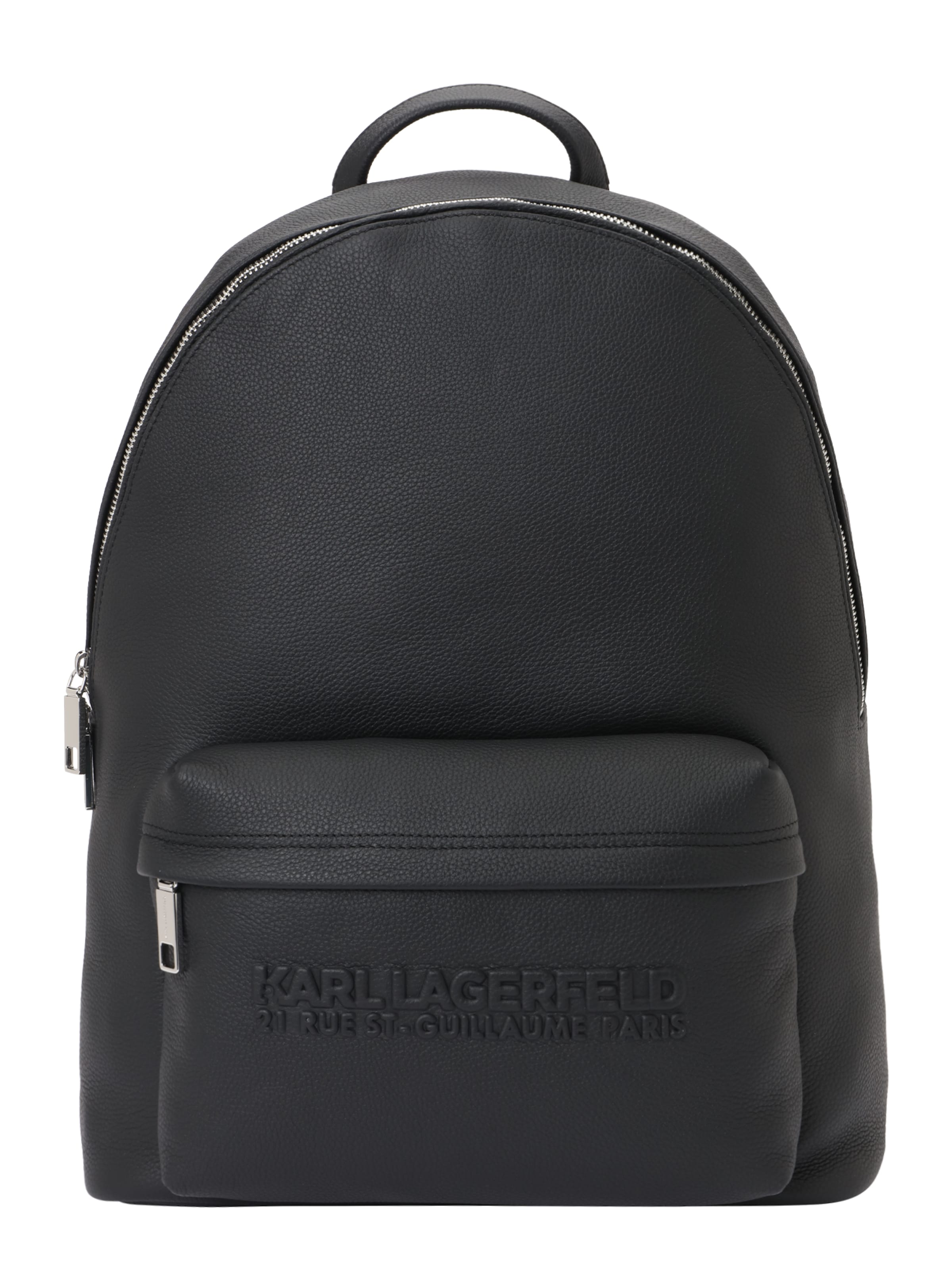 Karl Lagerfeld Σακίδιο πλάτης σε μαύρο: μπροστά