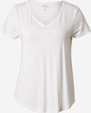 HOLLISTER T-Shirt 'EMEA' in Weiß: predná strana