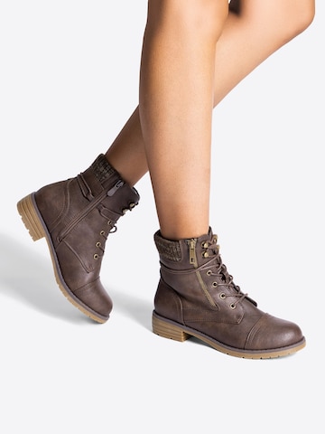 Stivaletto stringato di Dream Pairs in marrone