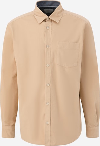 s.Oliver Regular Fit Skjorte i beige: forside