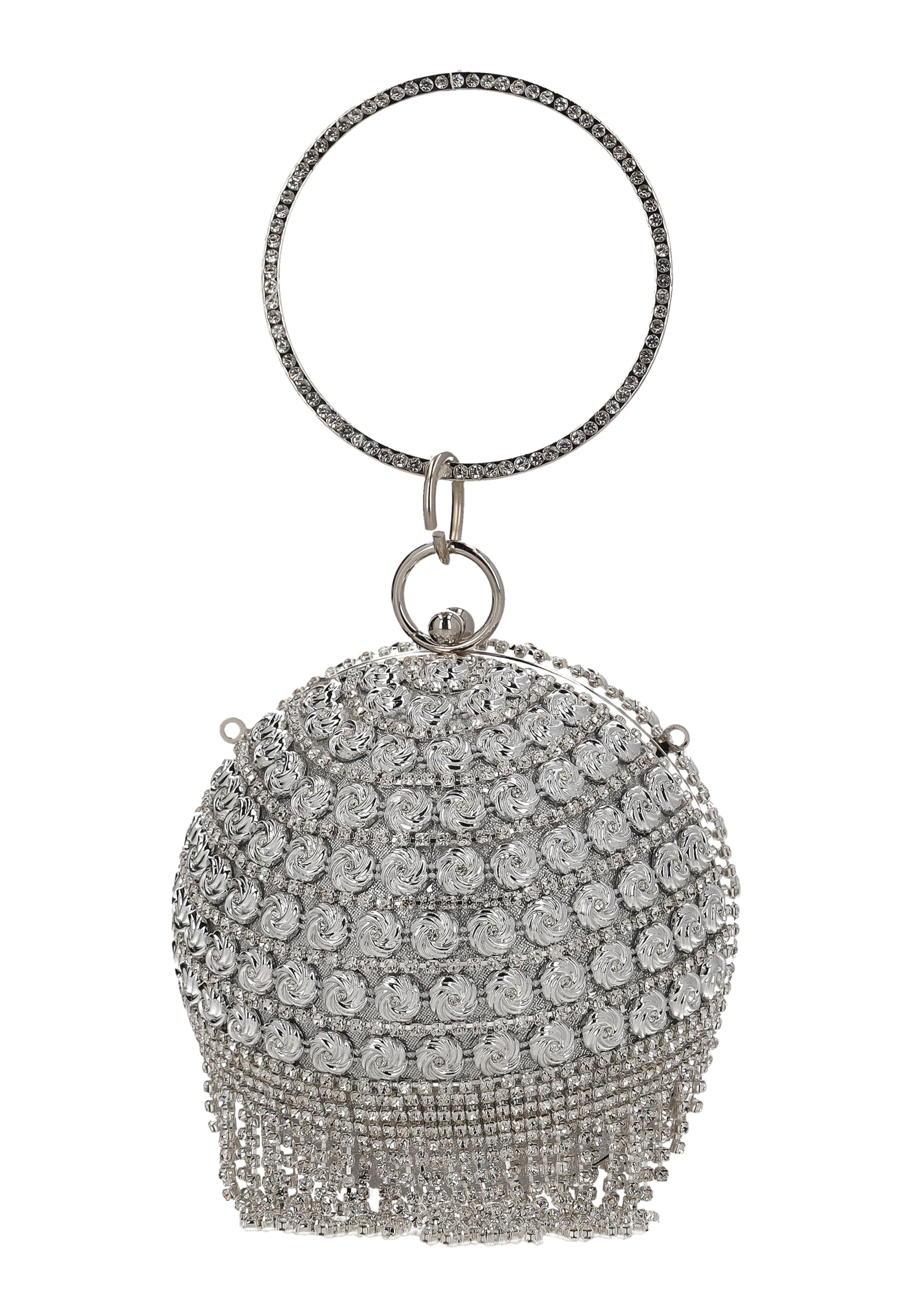 Pochette faina en argent : devant