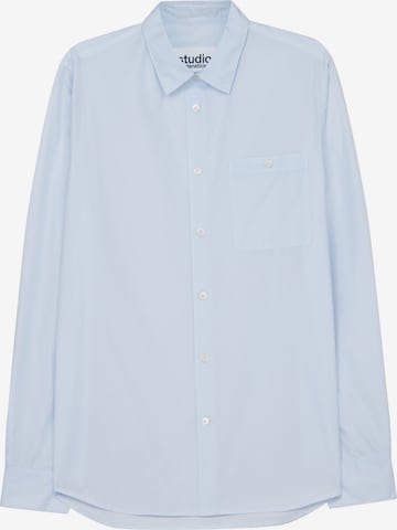 Coupe regular Chemise Studio Seidensticker en bleu : devant