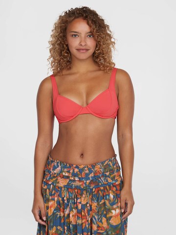 oranžs O'NEILL Balconette Bikini augšdaļa 'Elsie': no priekšpuses