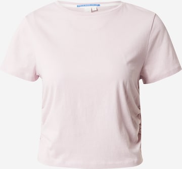 QS T-shirt i rosa: framsida